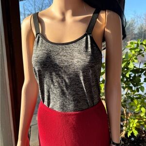 Elegant Heathered Gray Camisole